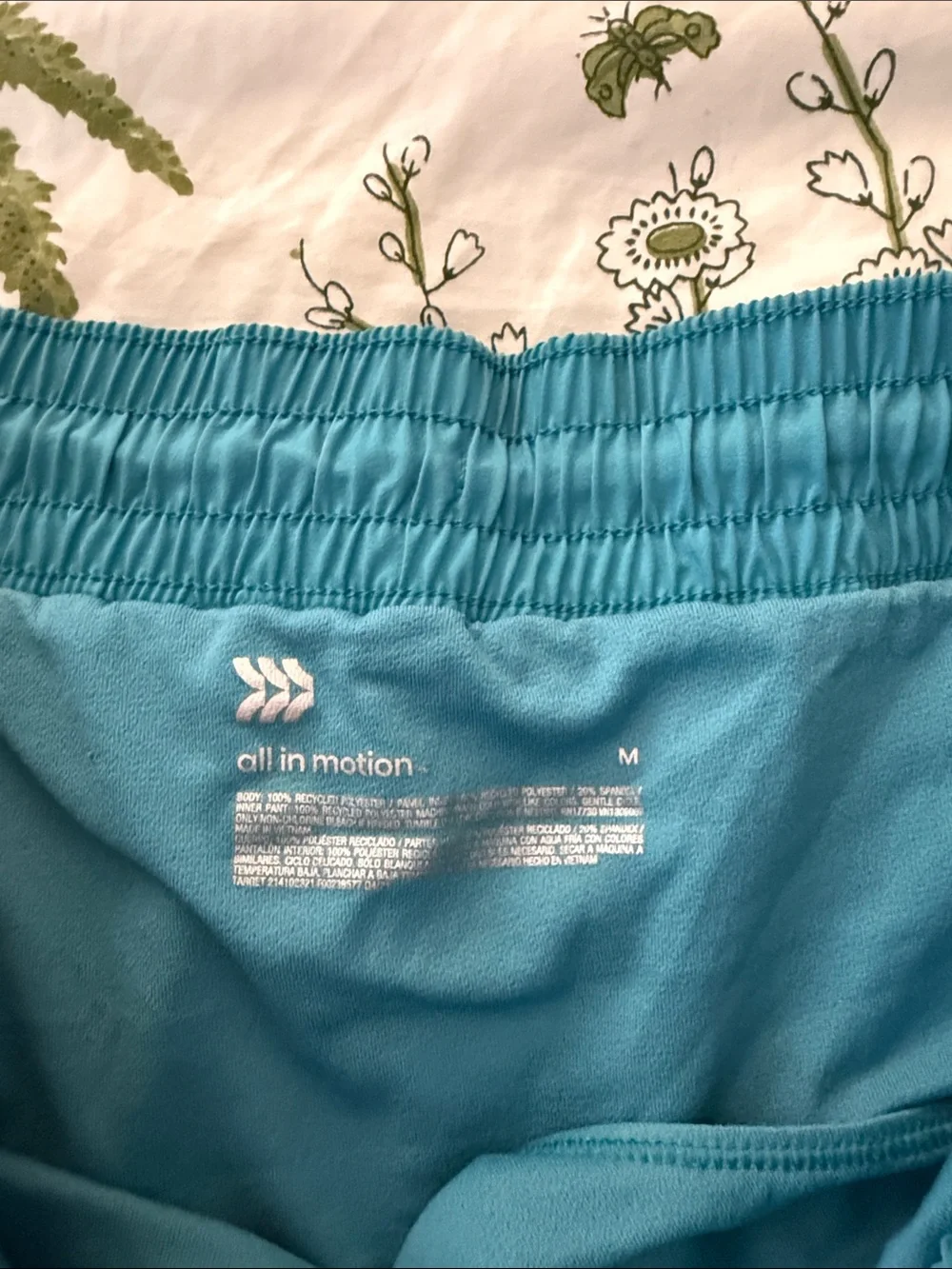 Women’s Teal all in motion shorts